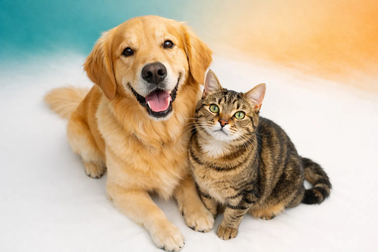 AnimaLibs – Chien et chat heureux