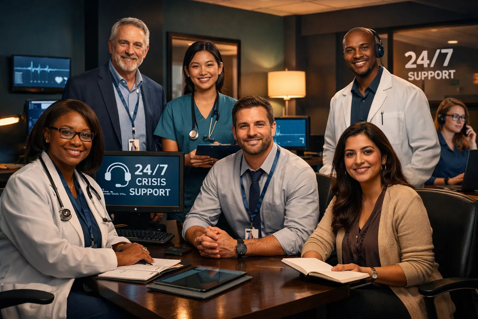 Professional crisis support team