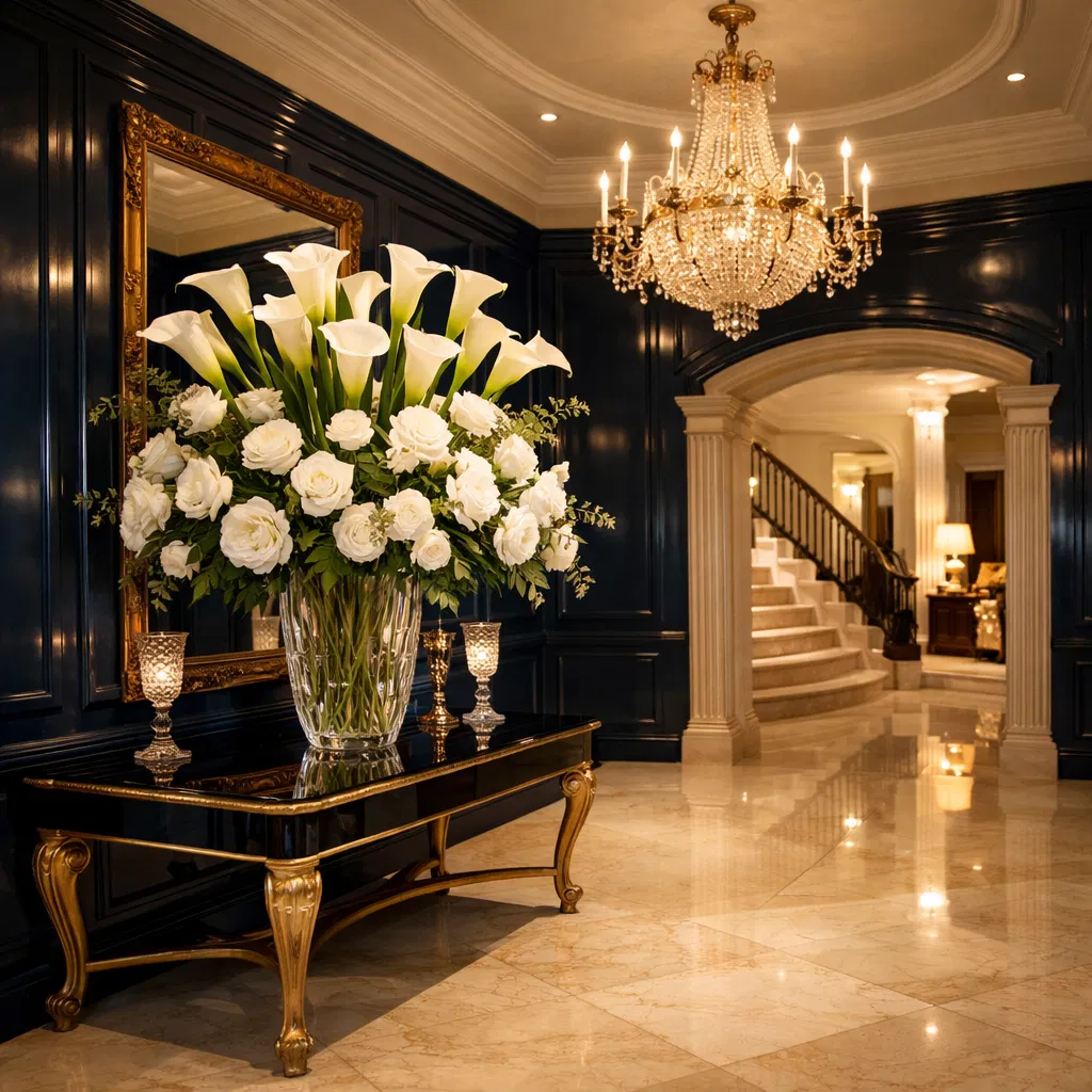 Private estate entrance