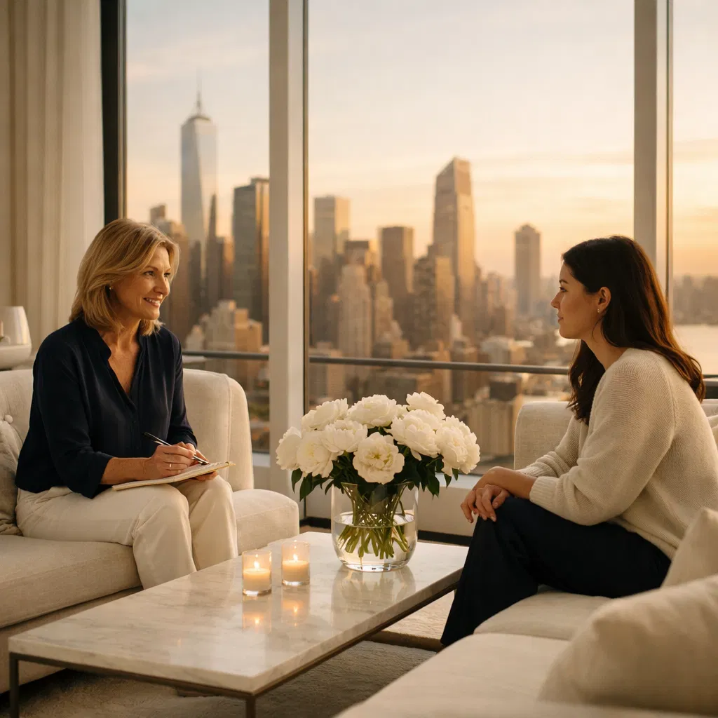 Private in-home counseling session