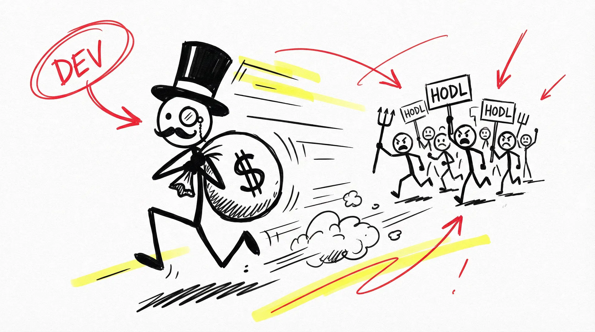 开发者拿着钱袋跑路