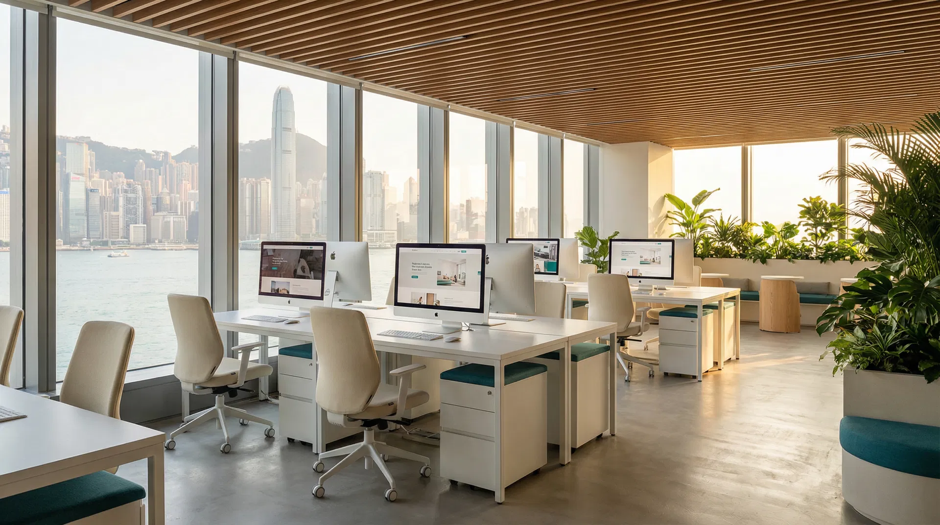 Web HK Studio workspace in Hong Kong