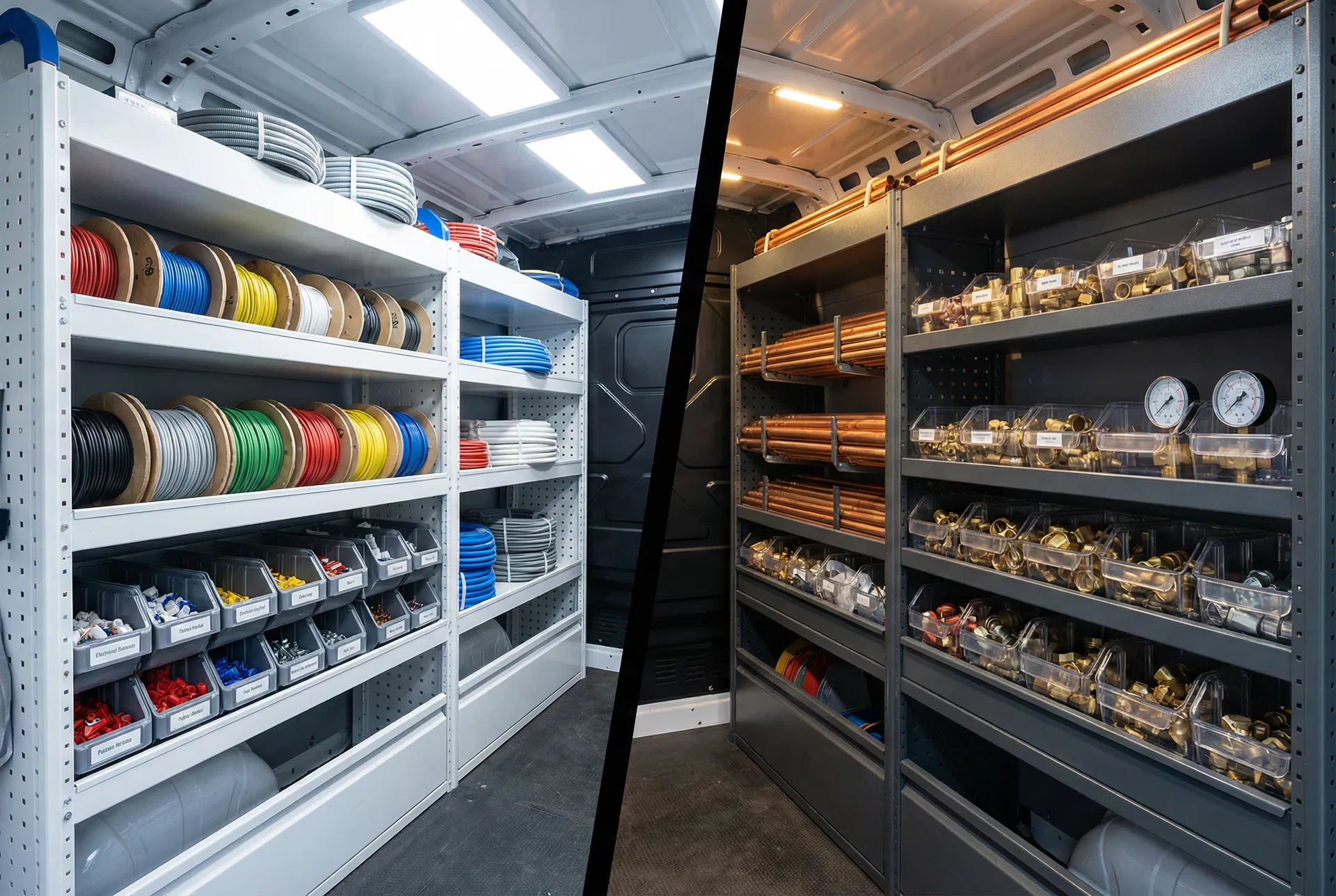 Van Shelving Ideas for Electricians and Plumbers