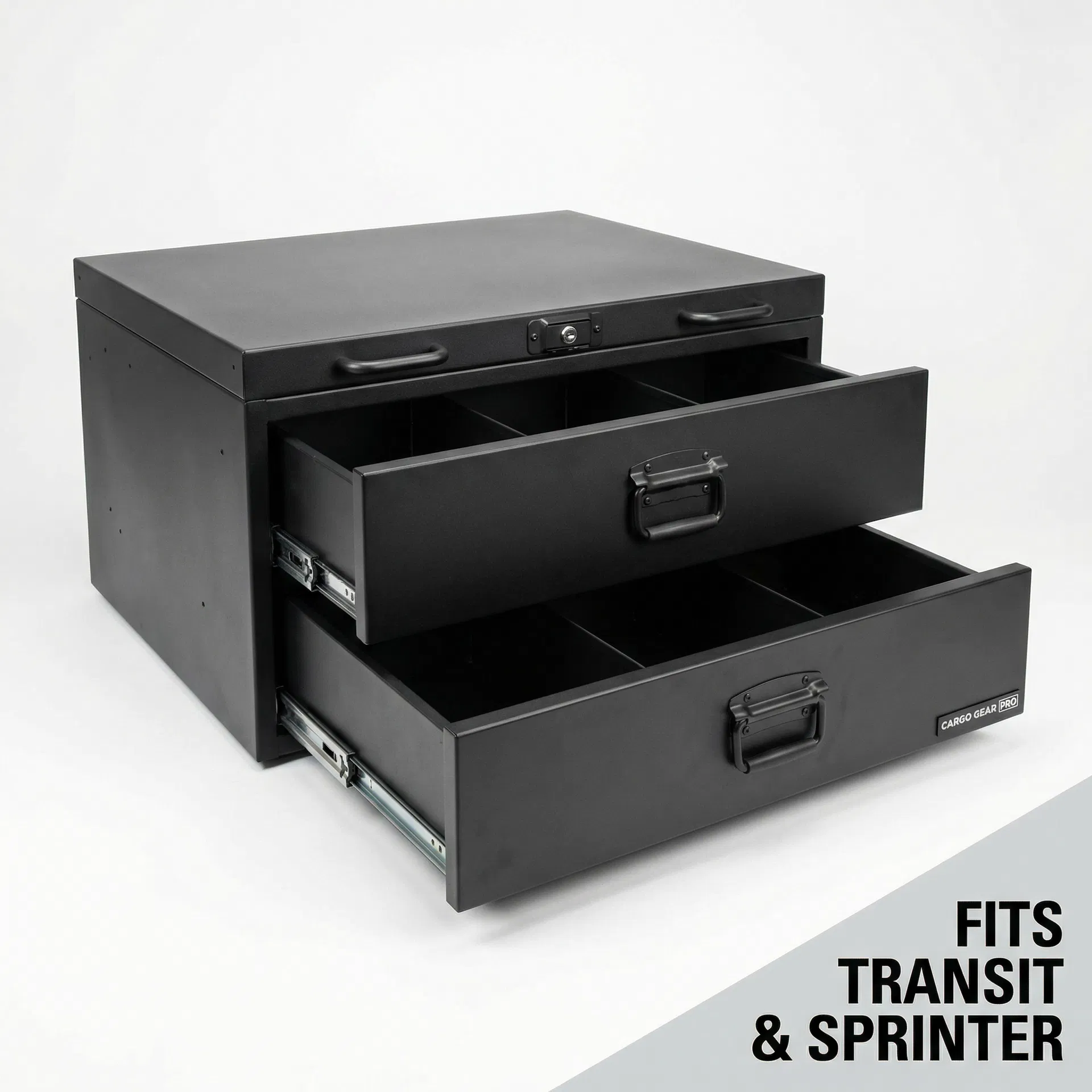 Van Drawer System with Central Lock