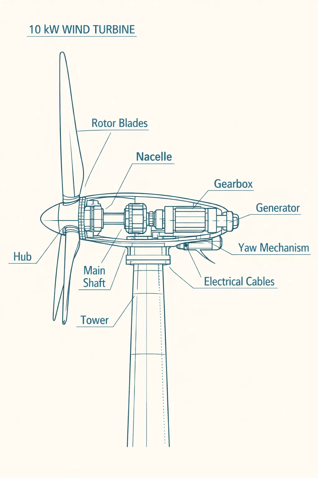 Turbine schematic