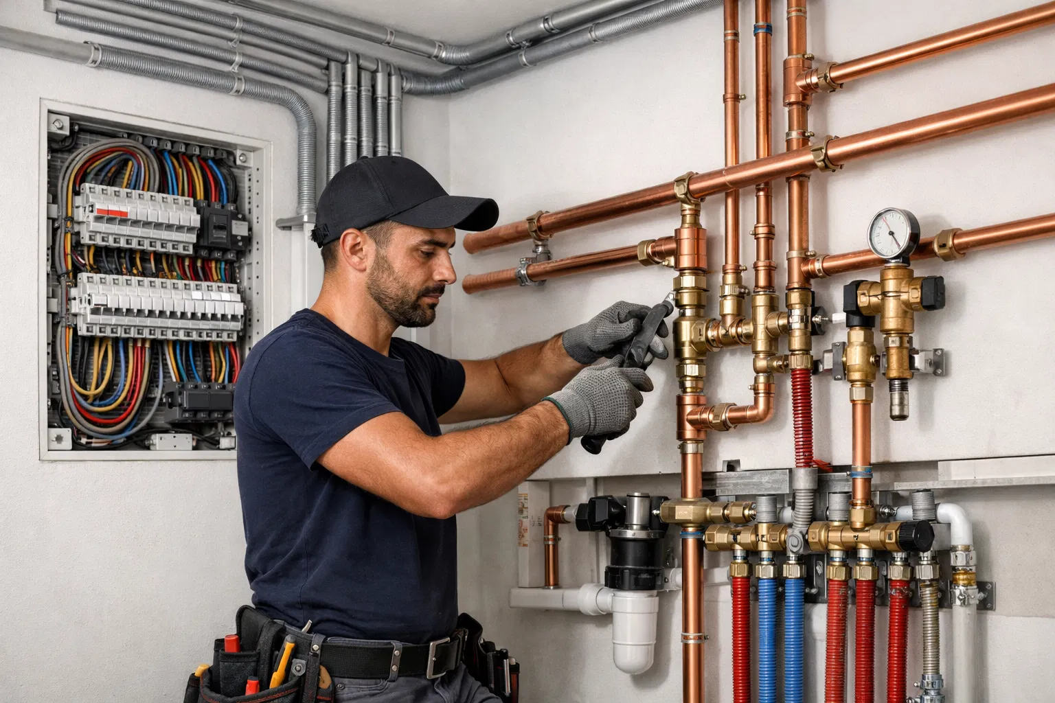 Installation électrique professionnelle