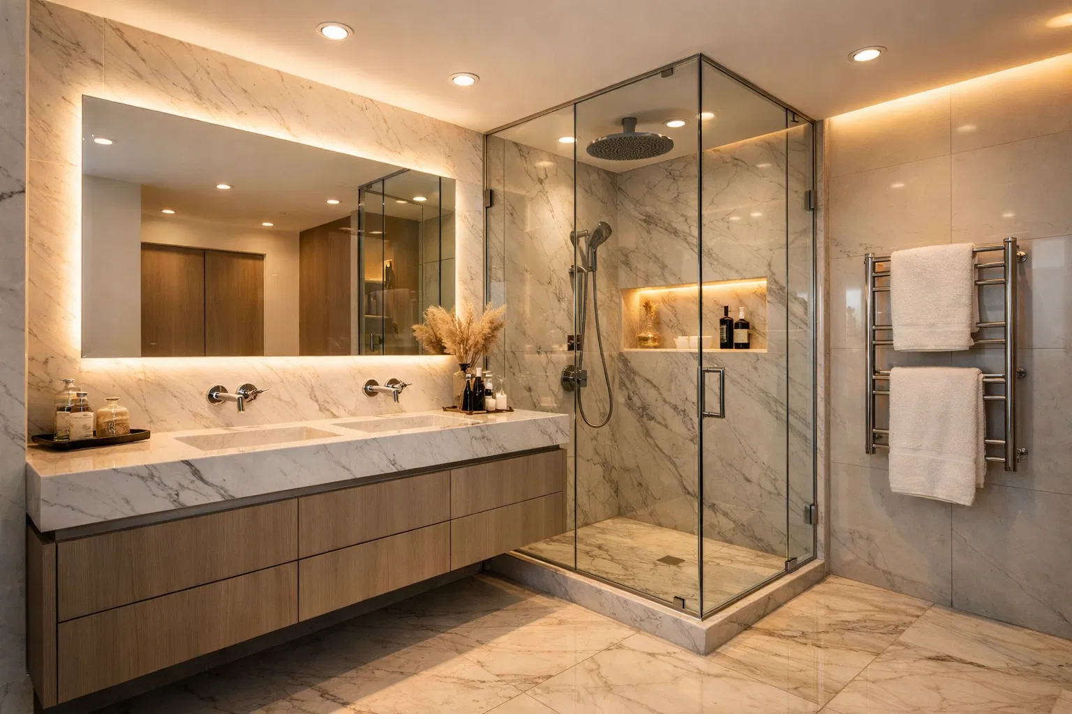 Rénovation salle de bain moderne