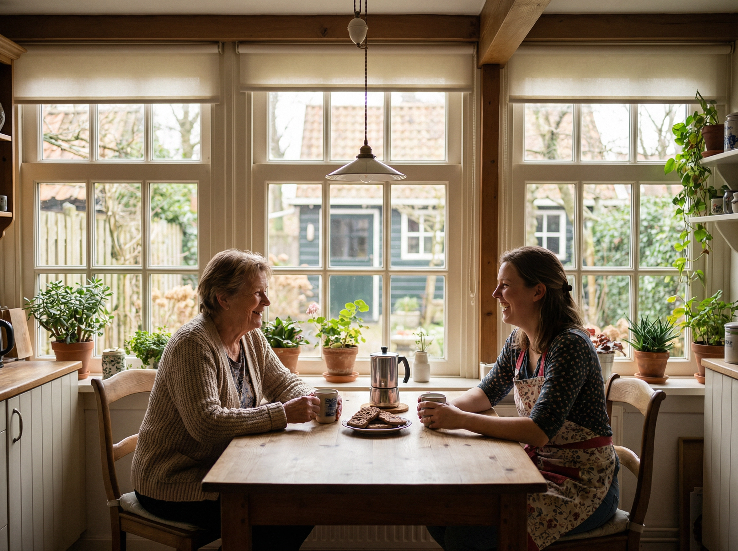 Warm gesprek bij kennismaking