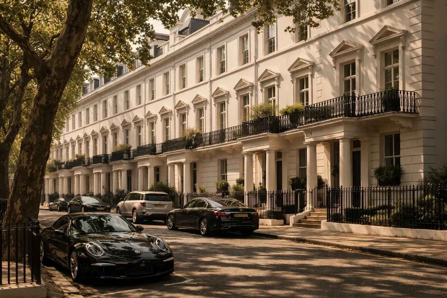 London Georgian terrace