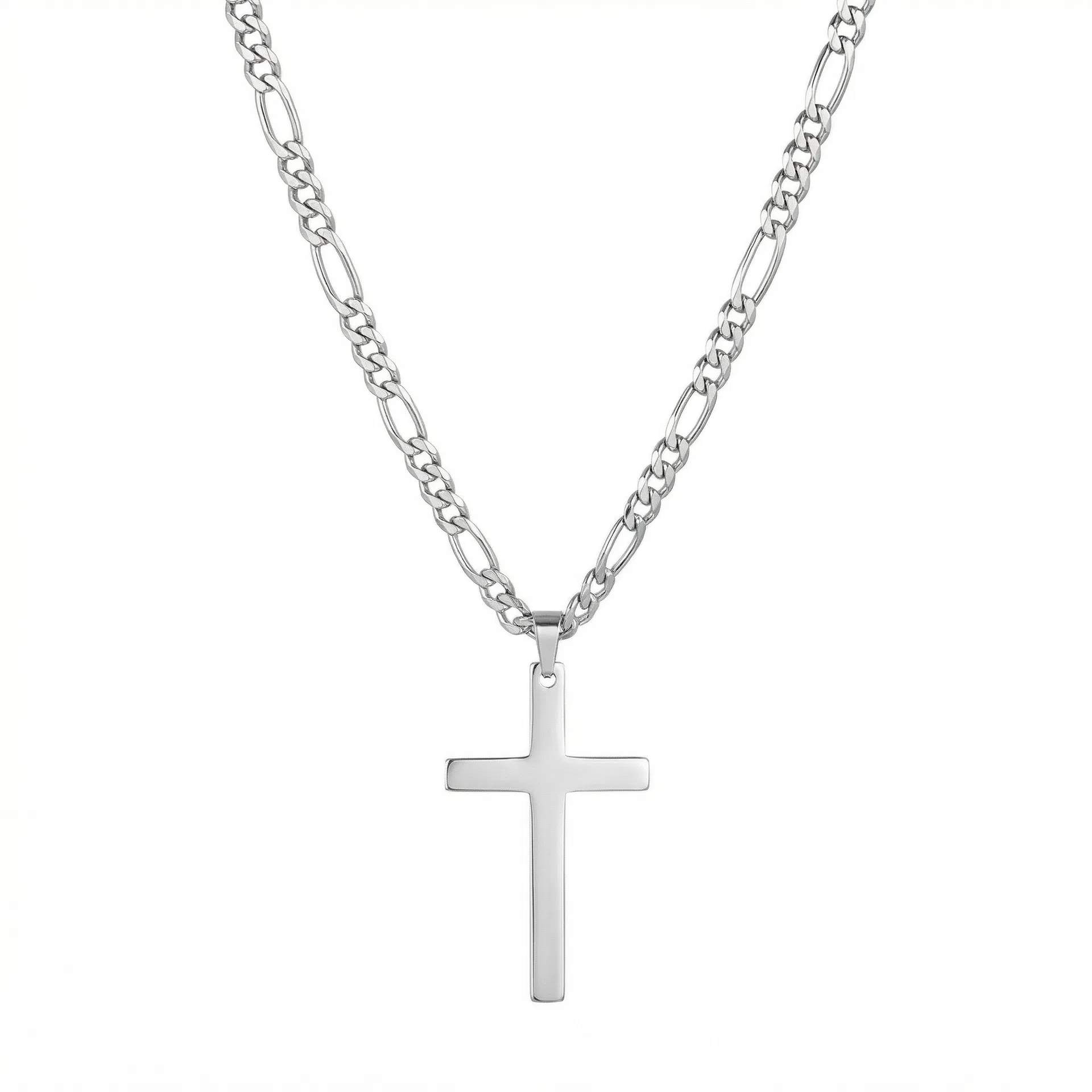 Muška Figaro Ogrlica sa krstom