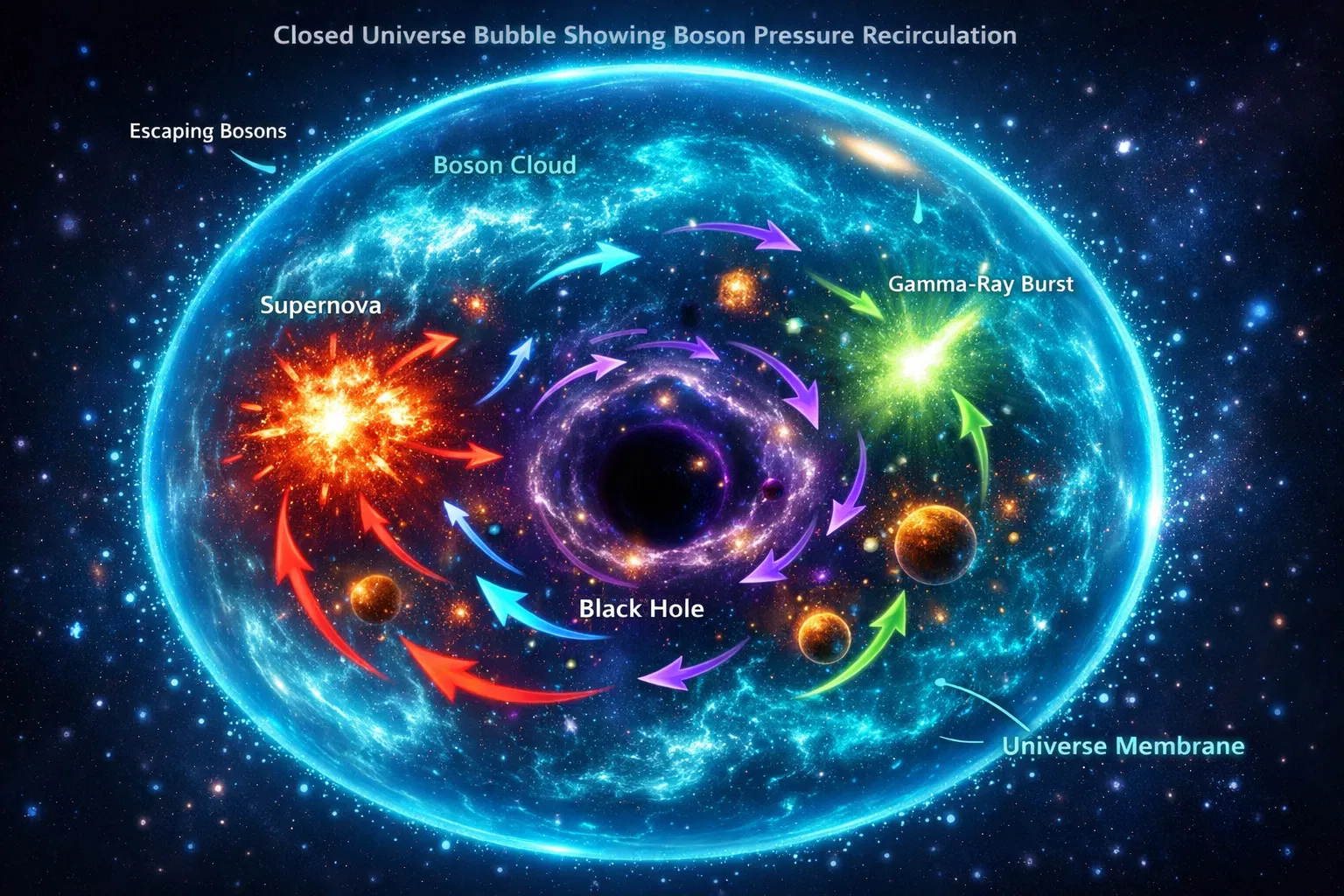 Boson Pressure Recirculation Mechanism