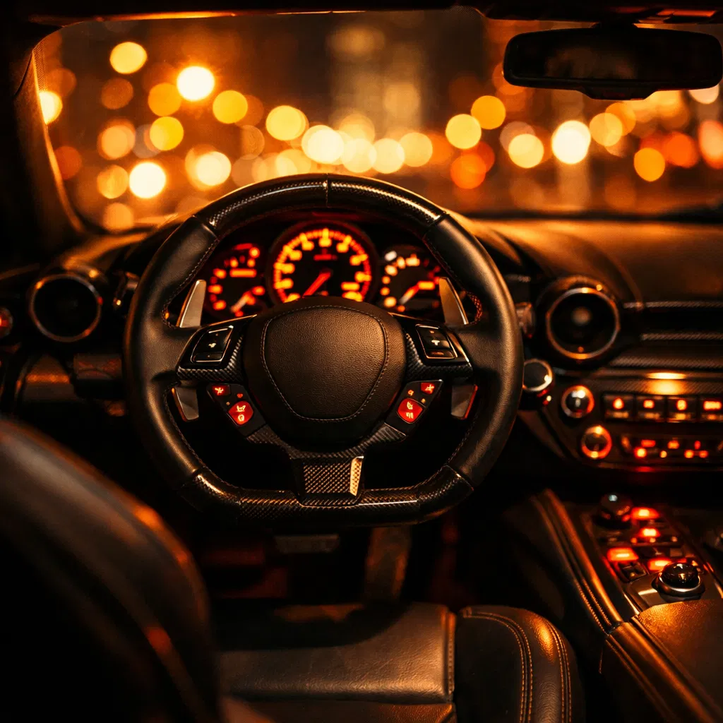 Luxury car interior