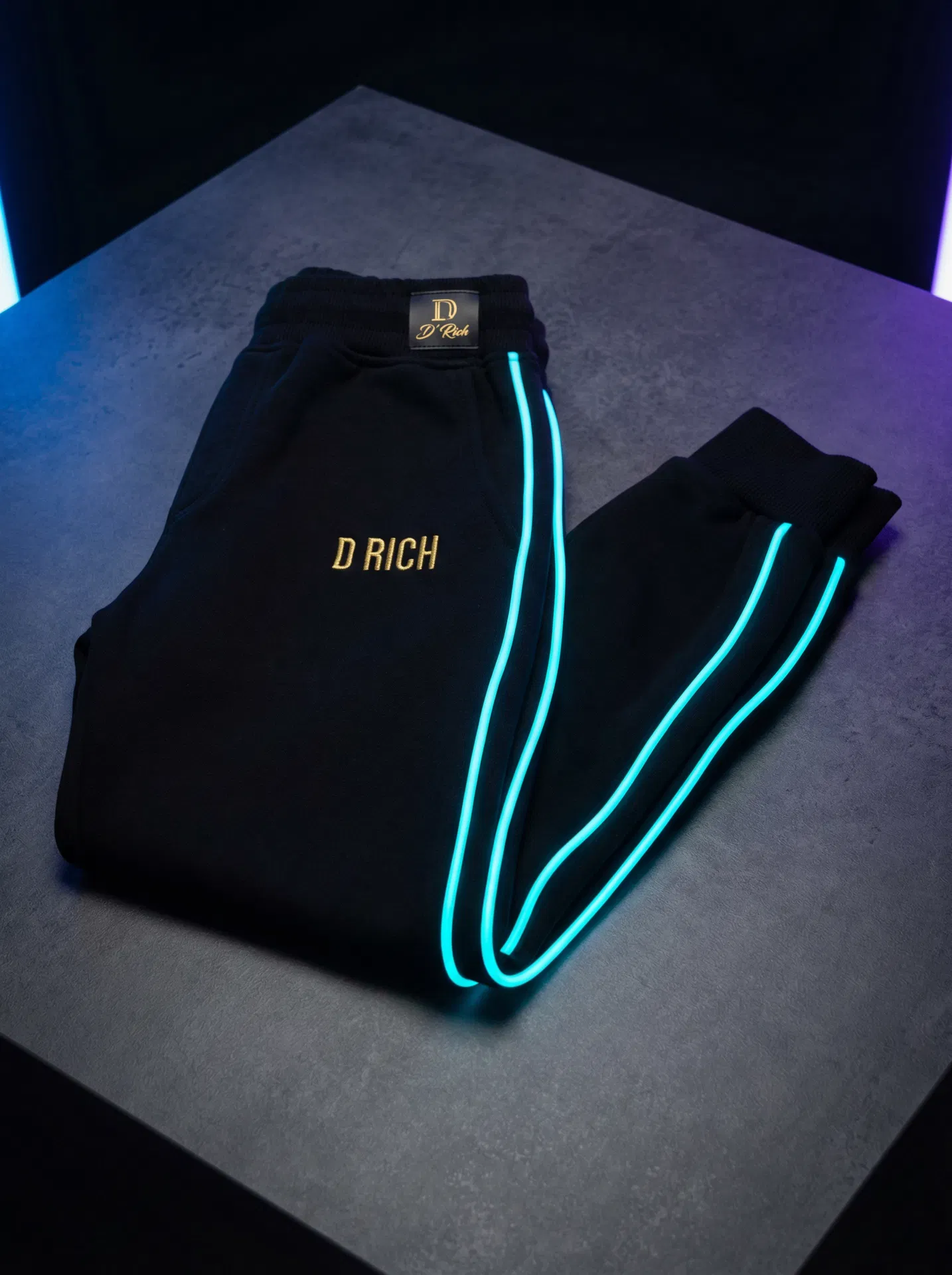 D'Rich Kids Neon Joggers