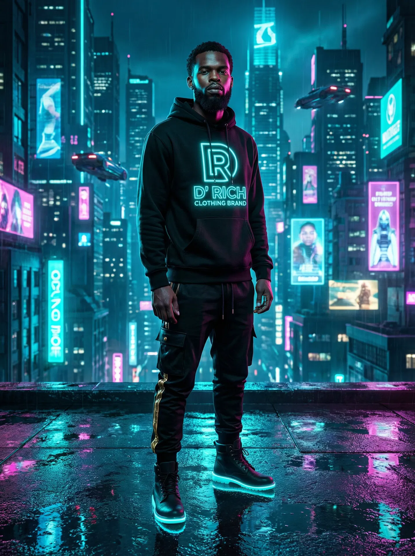 D' Rich Hoodie Lifestyle