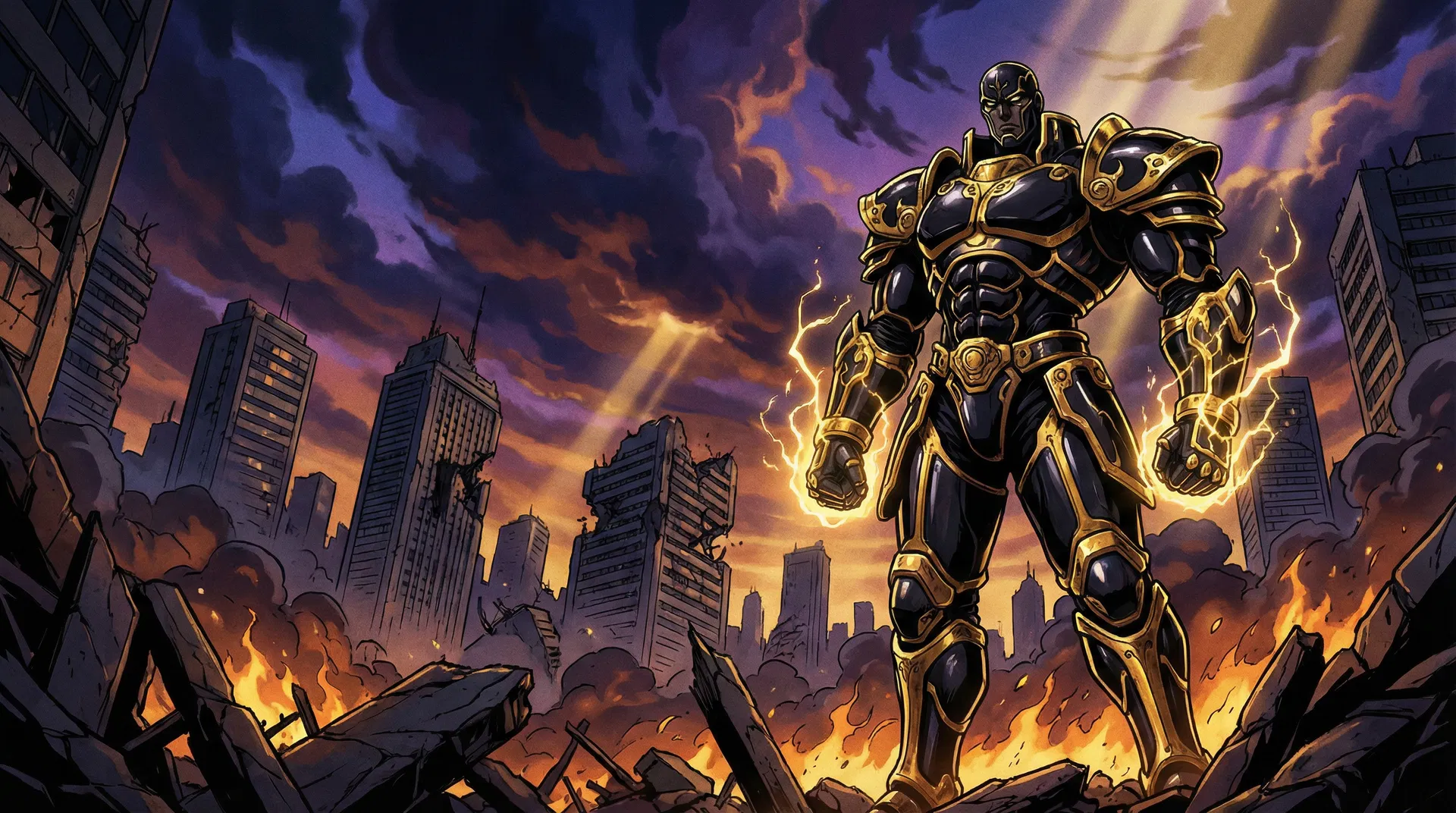 Episode Zero: The Golden Mark — Anime Key Art