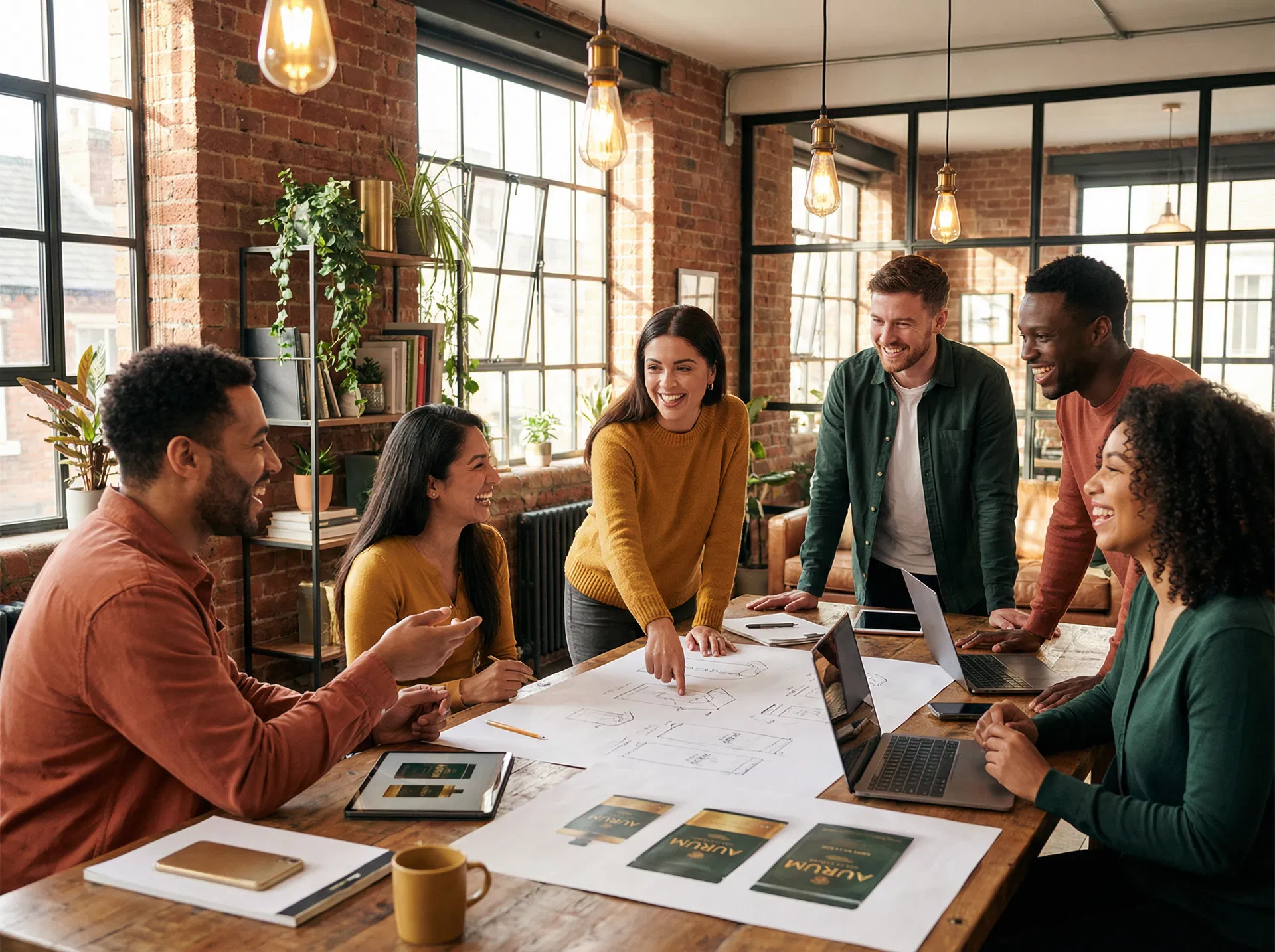 Word of Mouth Inc creative team collaborating