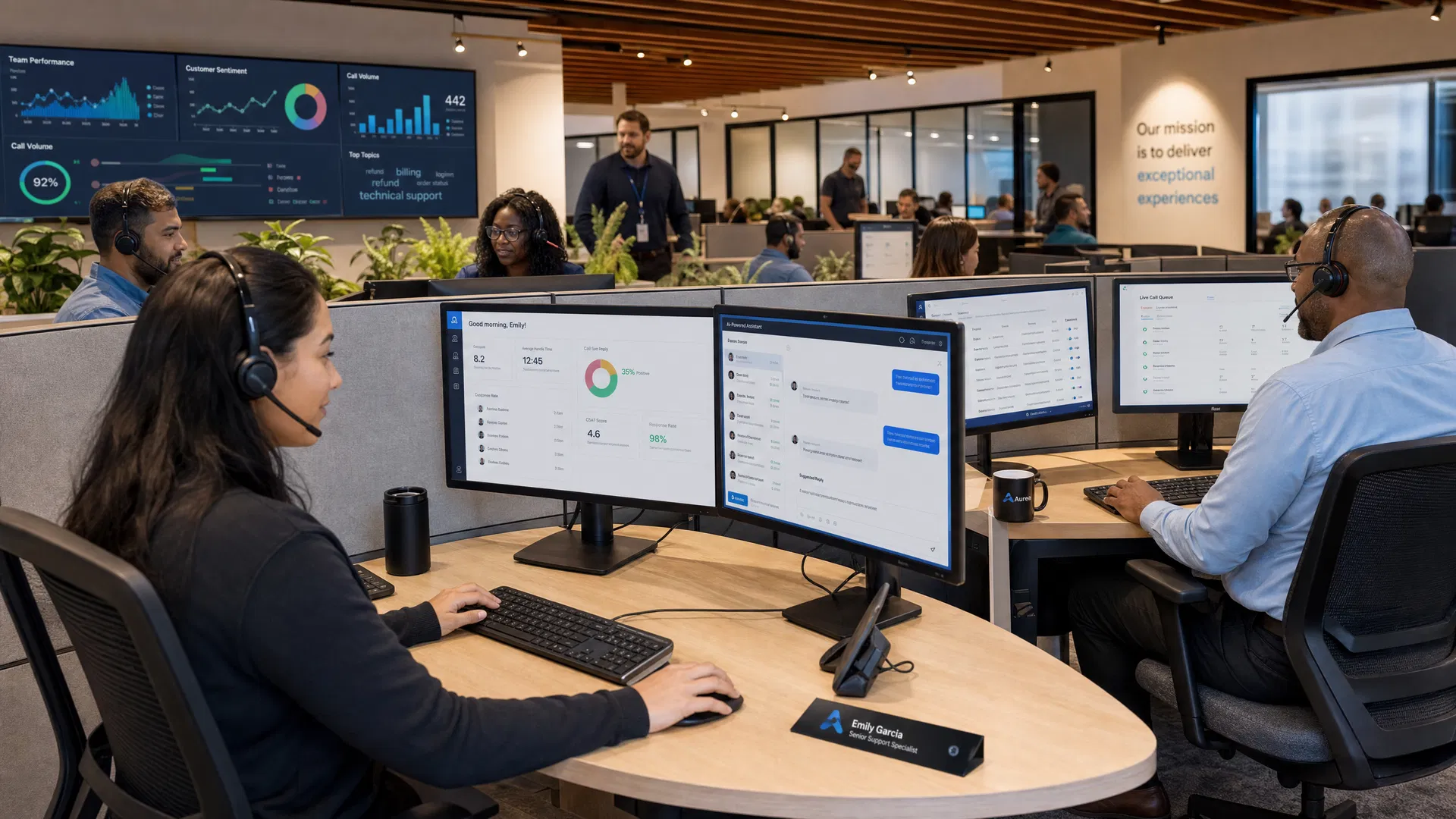 Cloud Contact Center With AI-Driven Insights