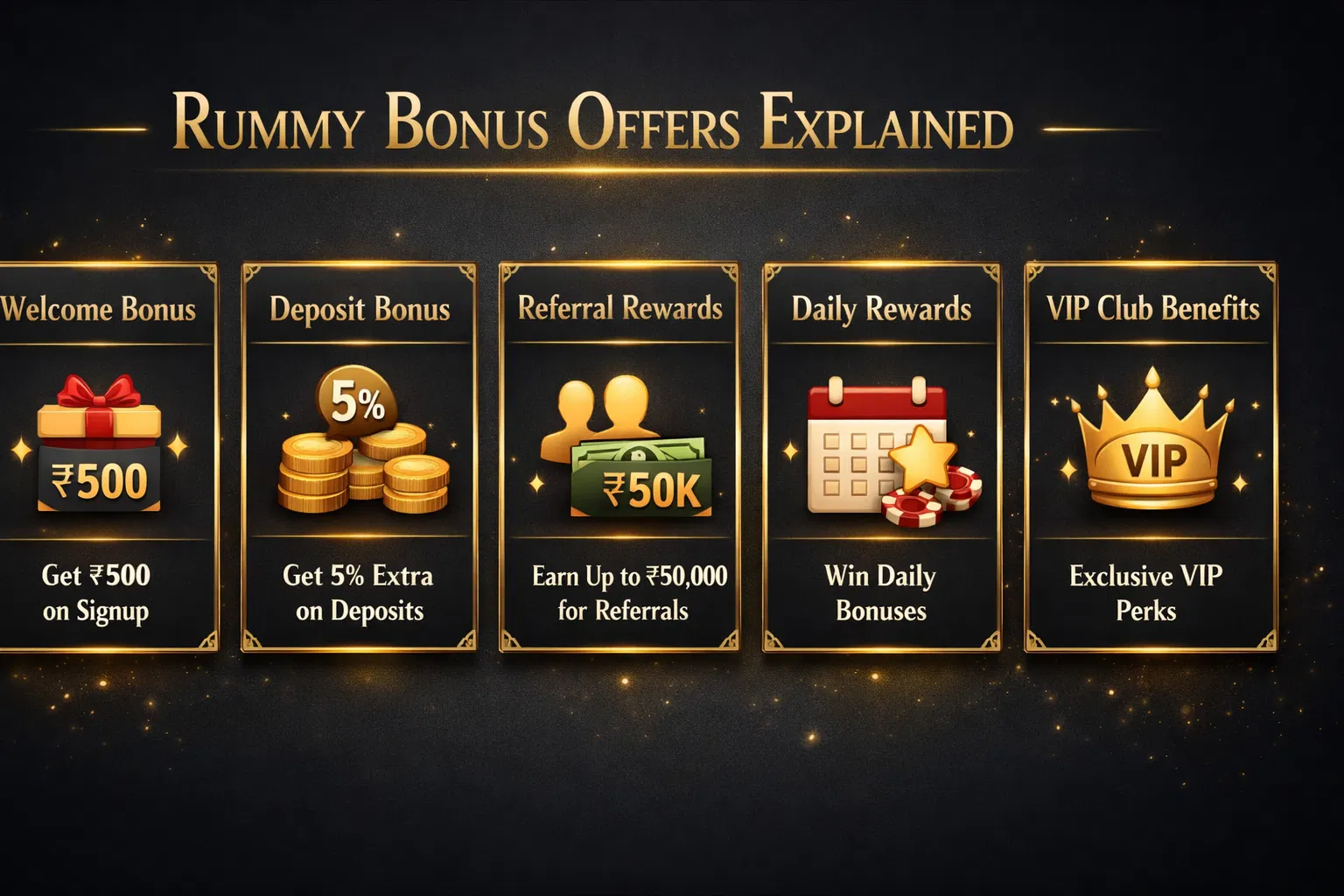 Rummy Bonuses and Offers Guide
