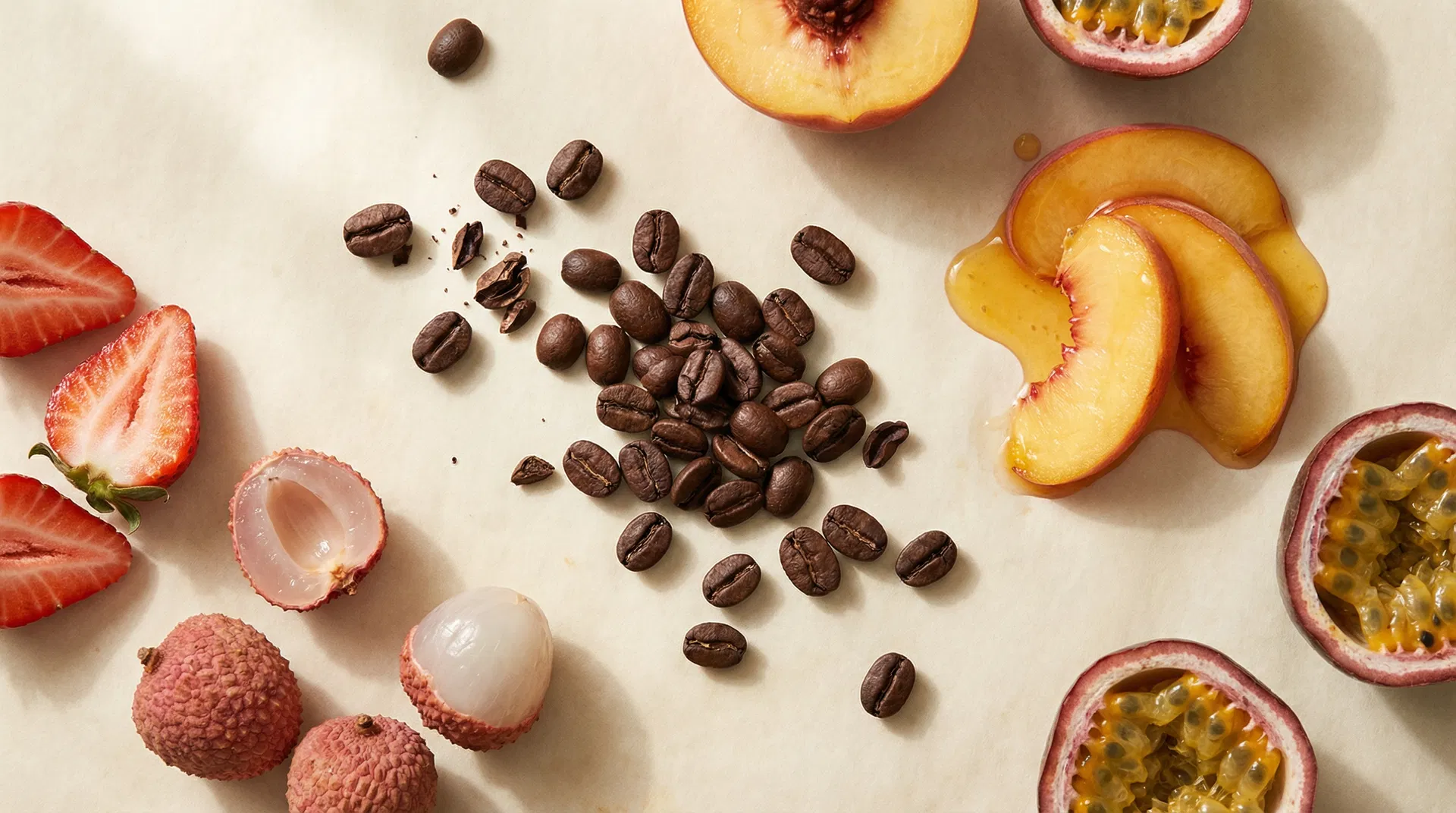 天堂92 直紋波旁 咖啡豆與水果