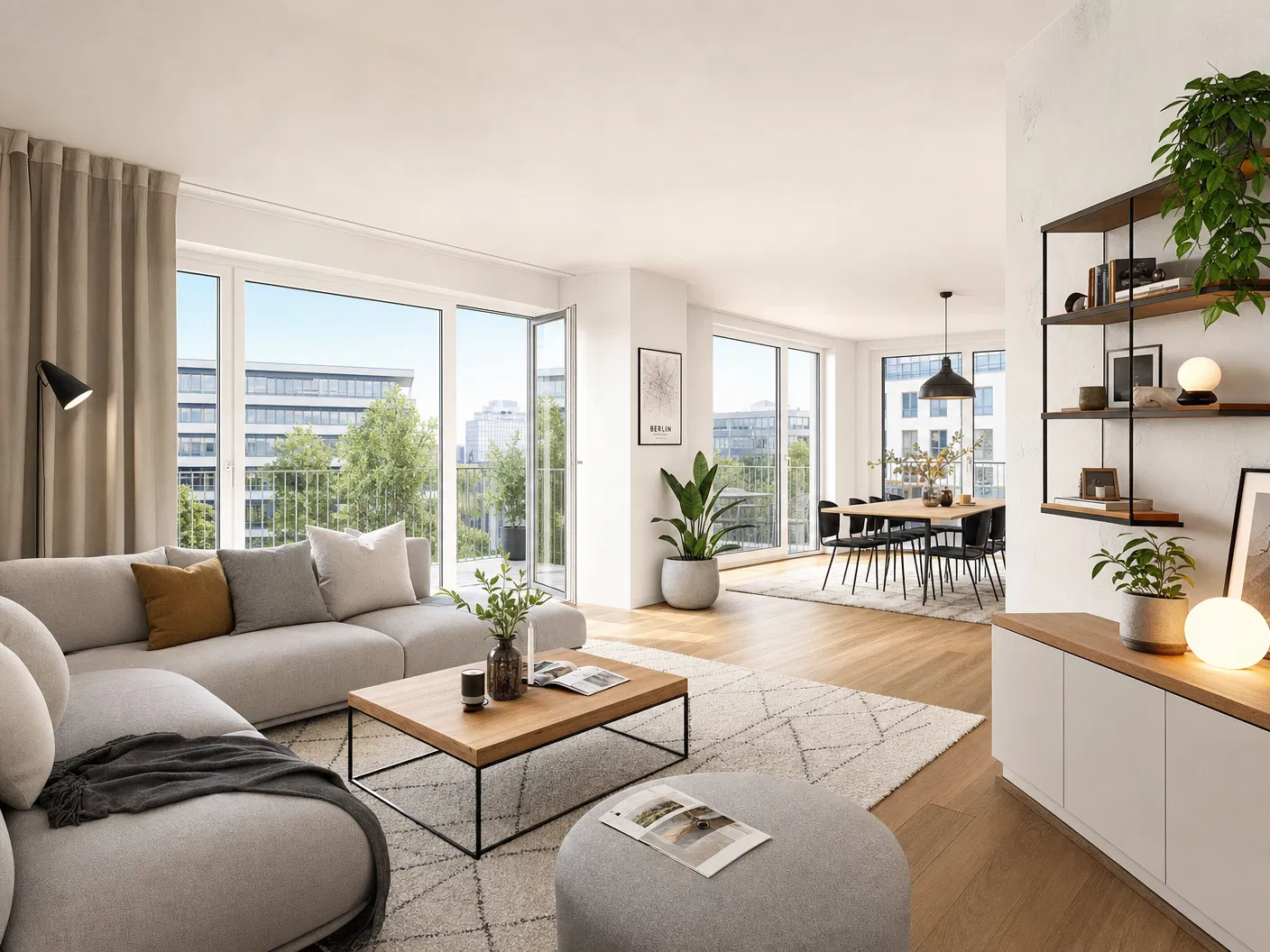 Helle 3-Zimmer-Wohnung
