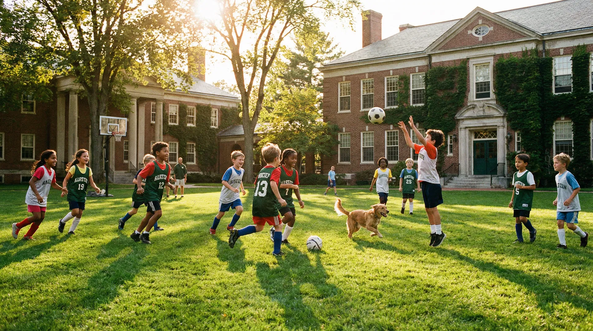 Kids playing sports at The Oaks