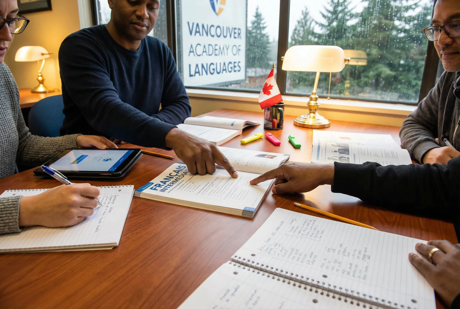 French language learning at ACON Academy