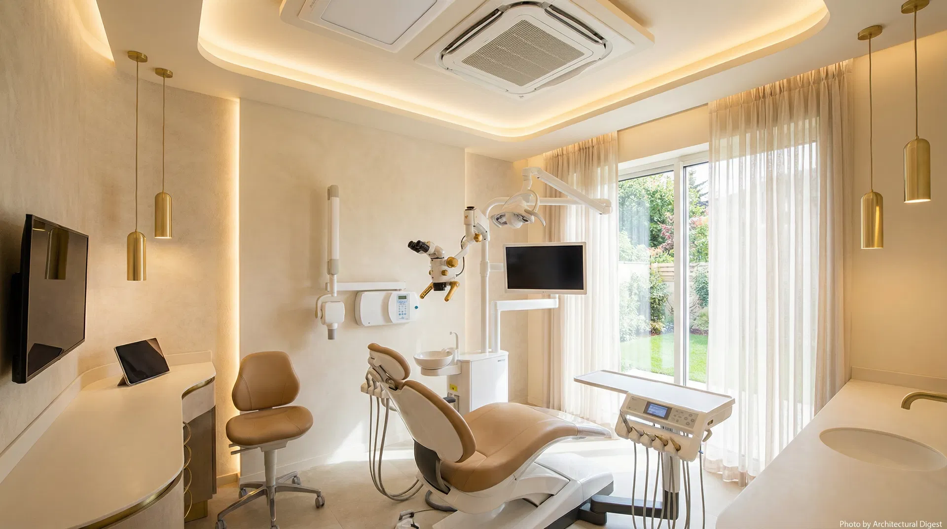 Sala de procedimentos moderna