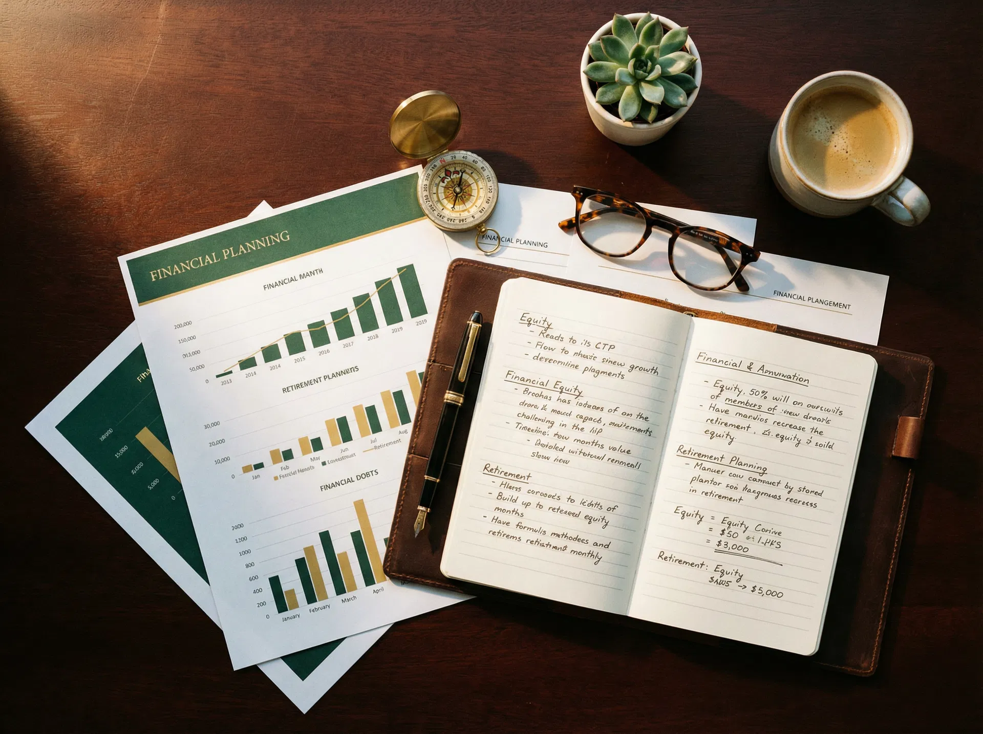 Financial planning documents