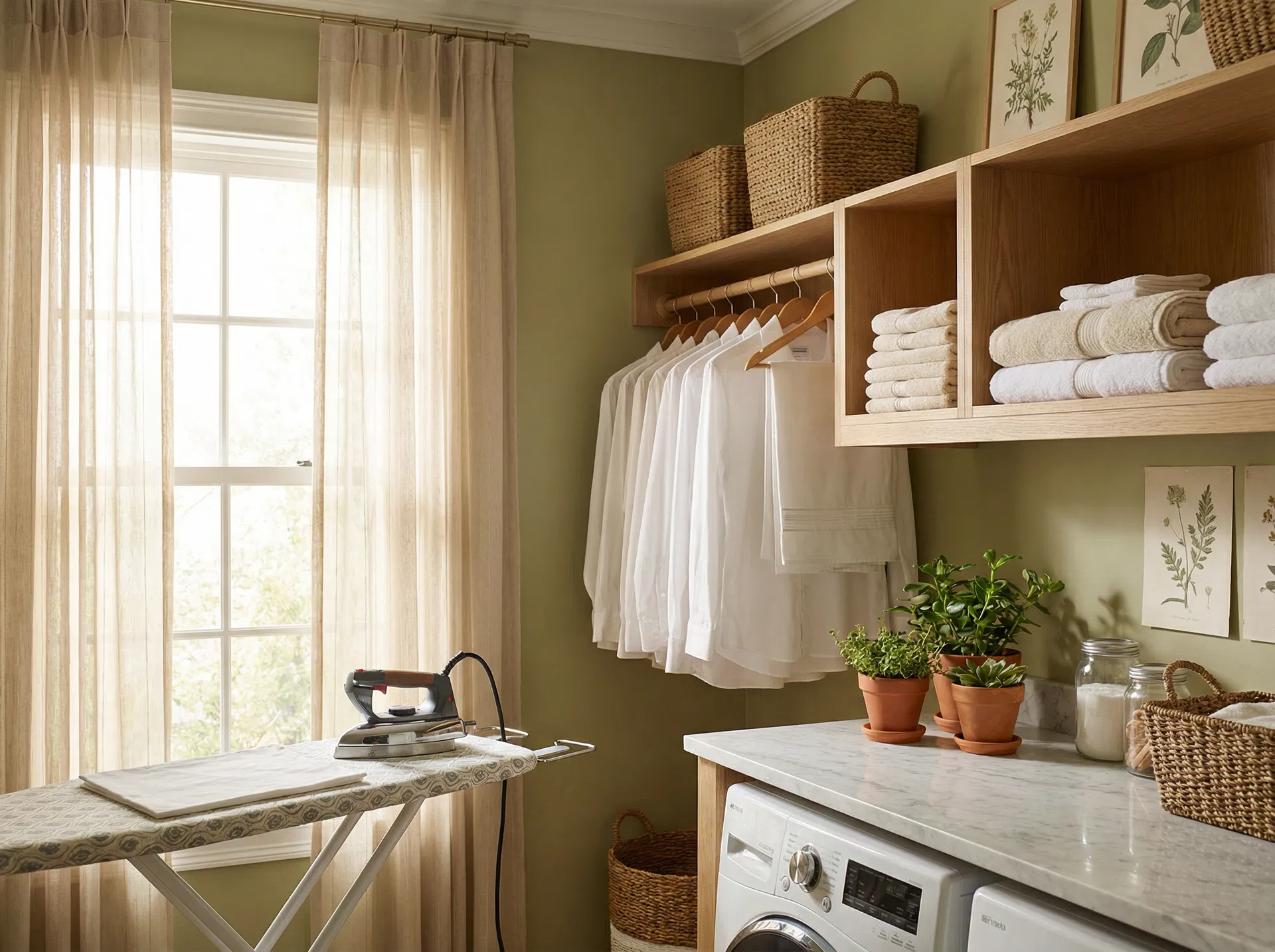 غسيل وكي الملابس