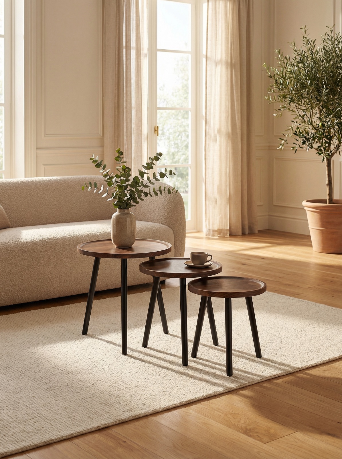 Table basse ensemble de 3