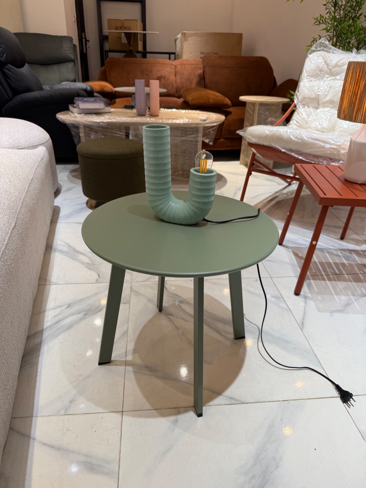 Table base vert 