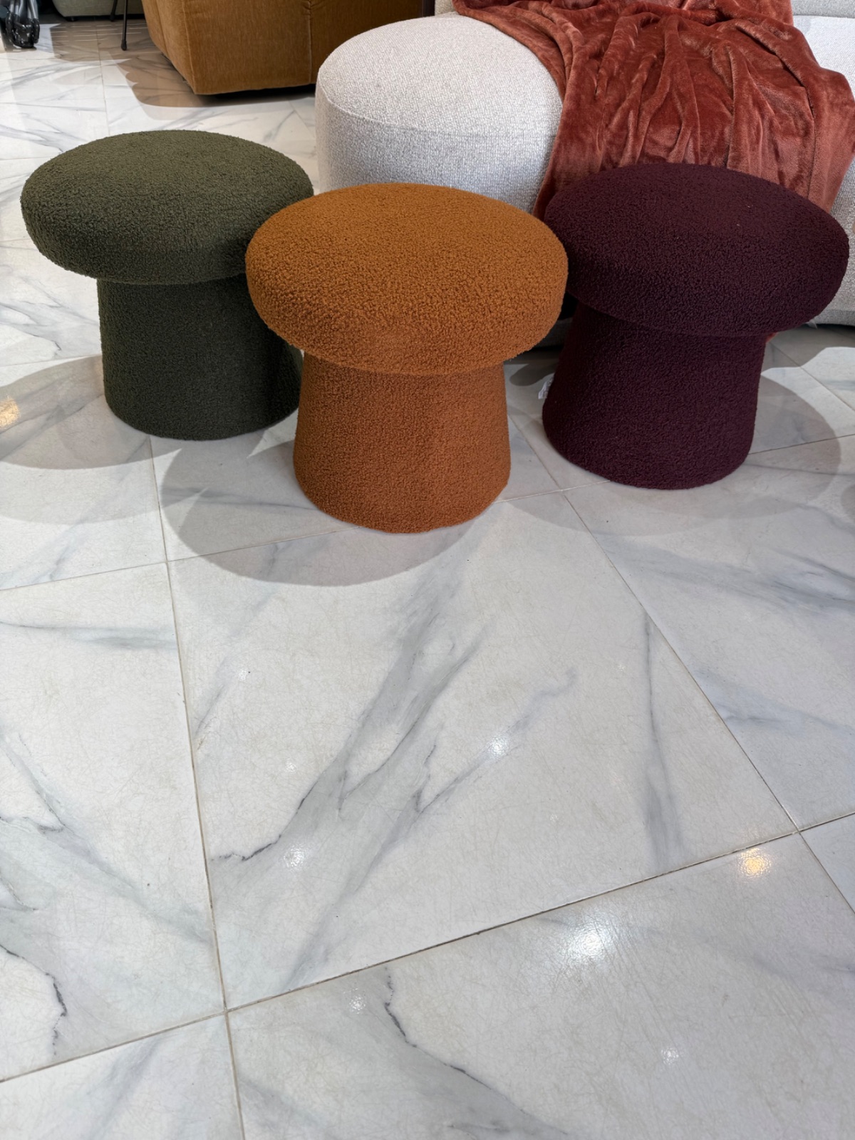 Pouf champignons 