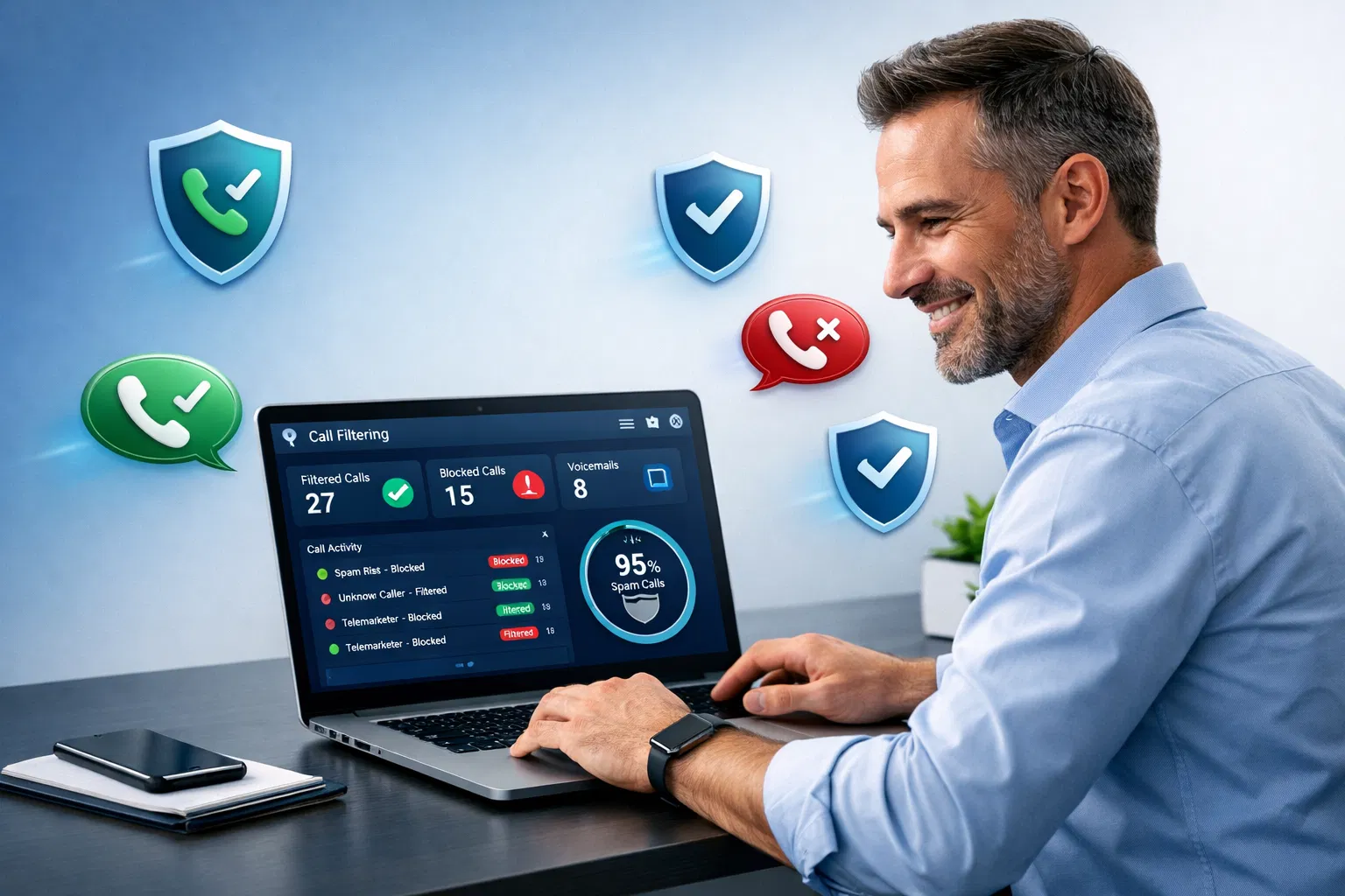 CallShieldAI Dashboard