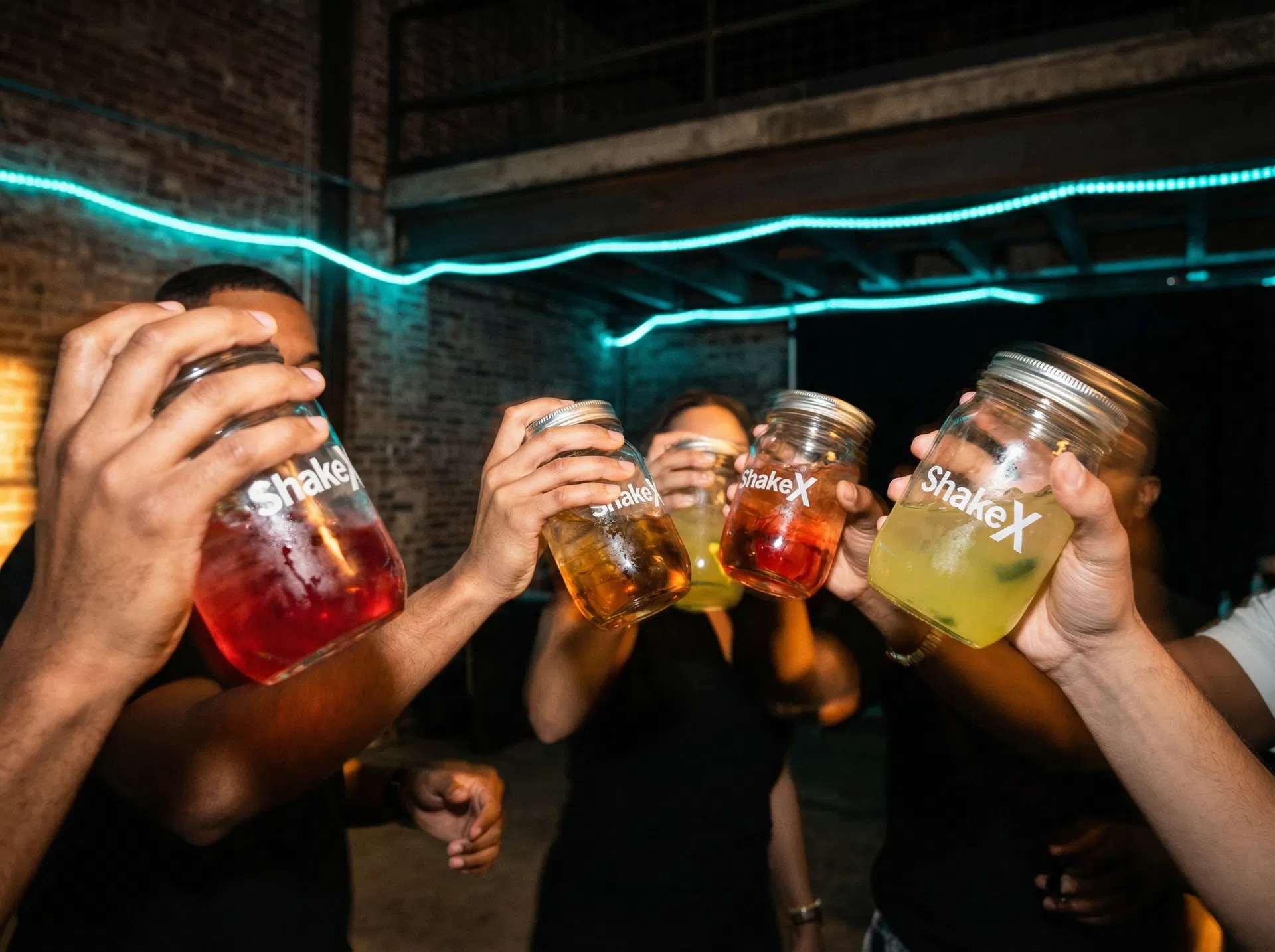 Cocktails shaken