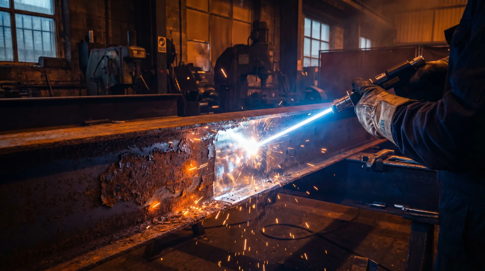 Laser cleaning in action