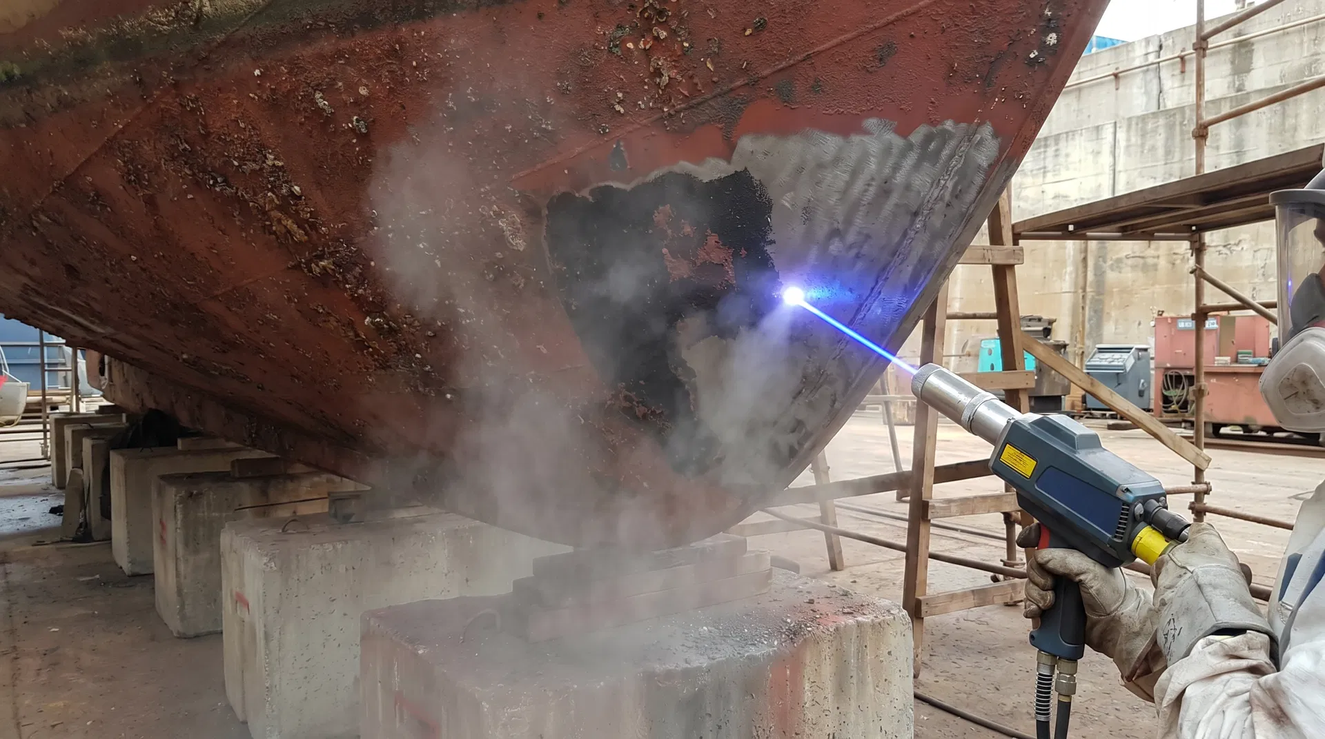 Marine Vessel — Hull Paint Strip