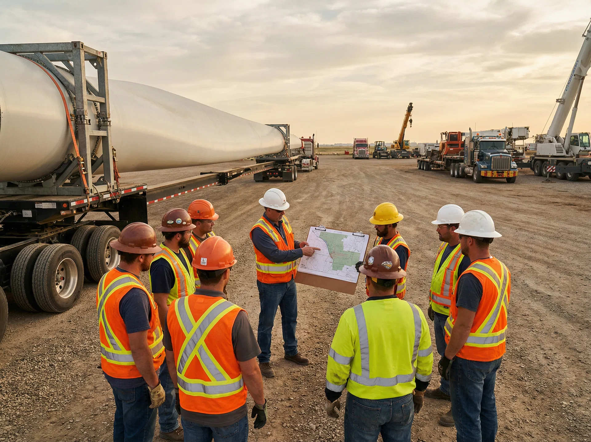 Safety team briefing