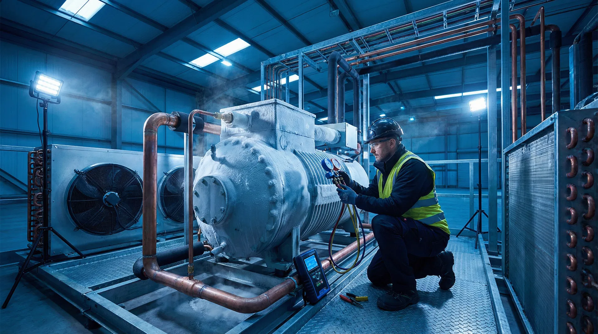 Commercial refrigeration technician