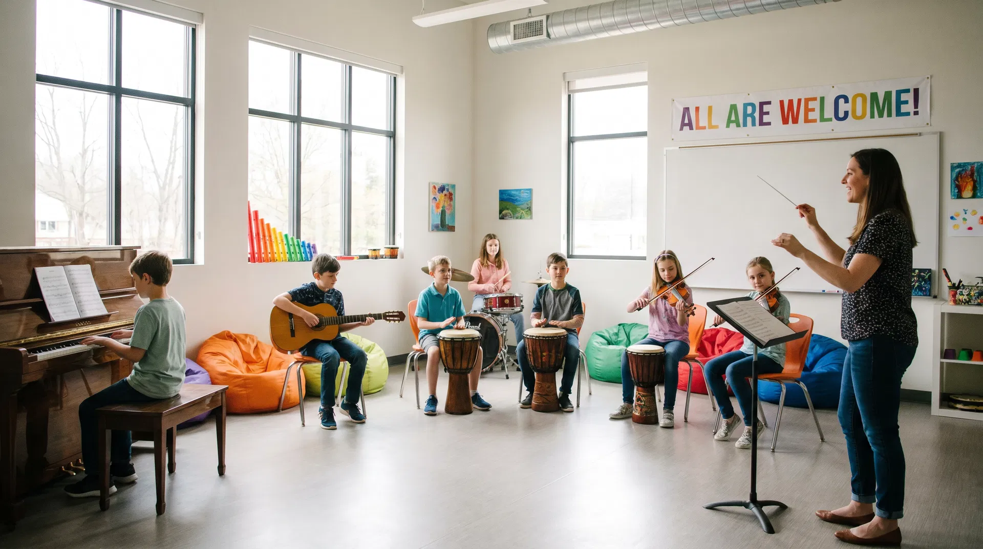 Homeschool music classroom