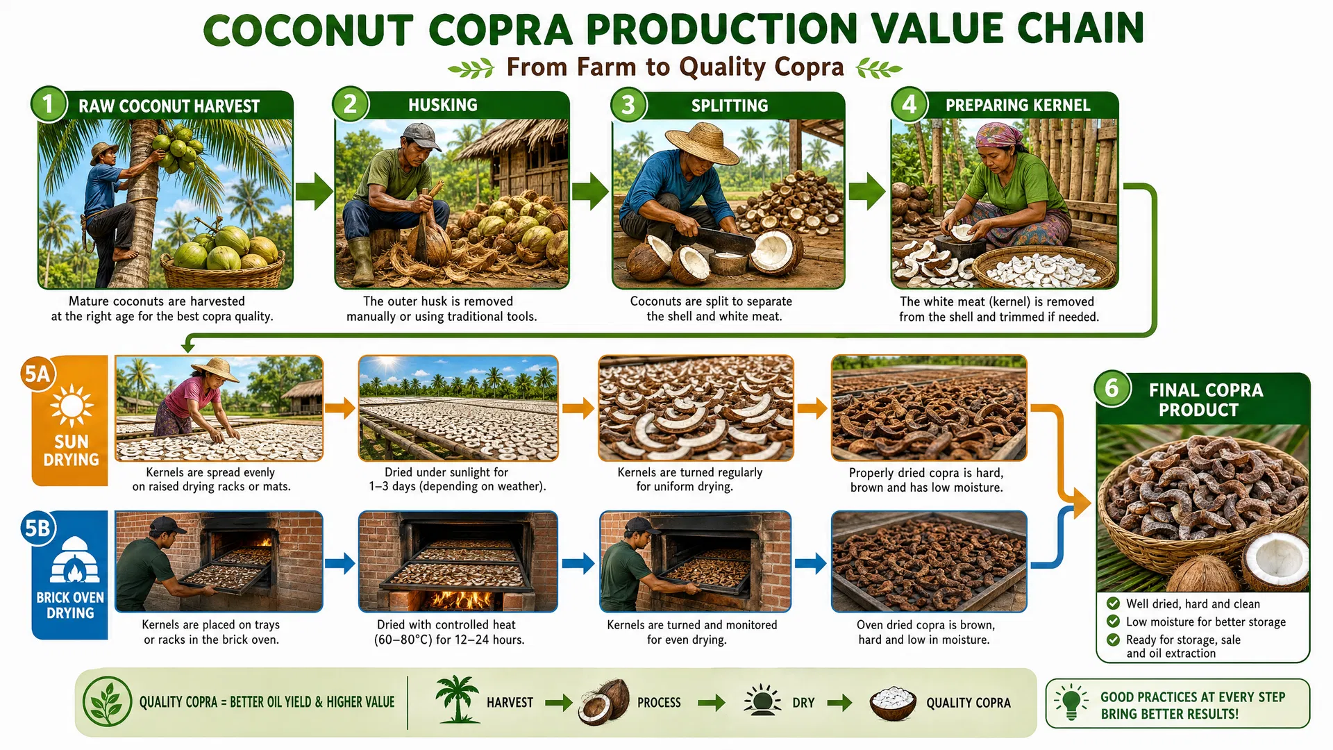 Copra Production Value Chain