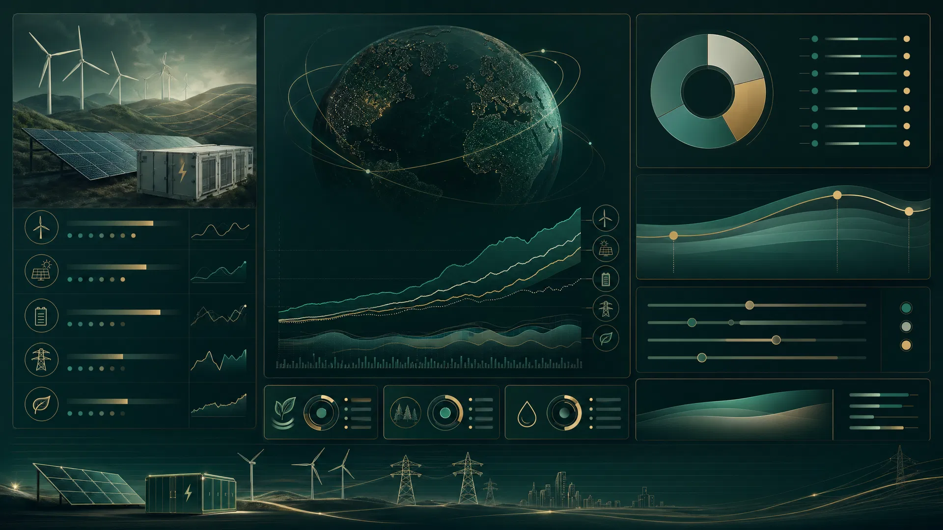 Clean energy investment analytics dashboard