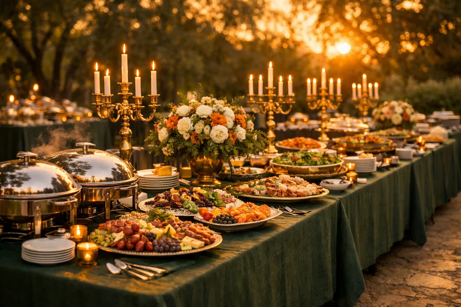 Mika'el catering event setup