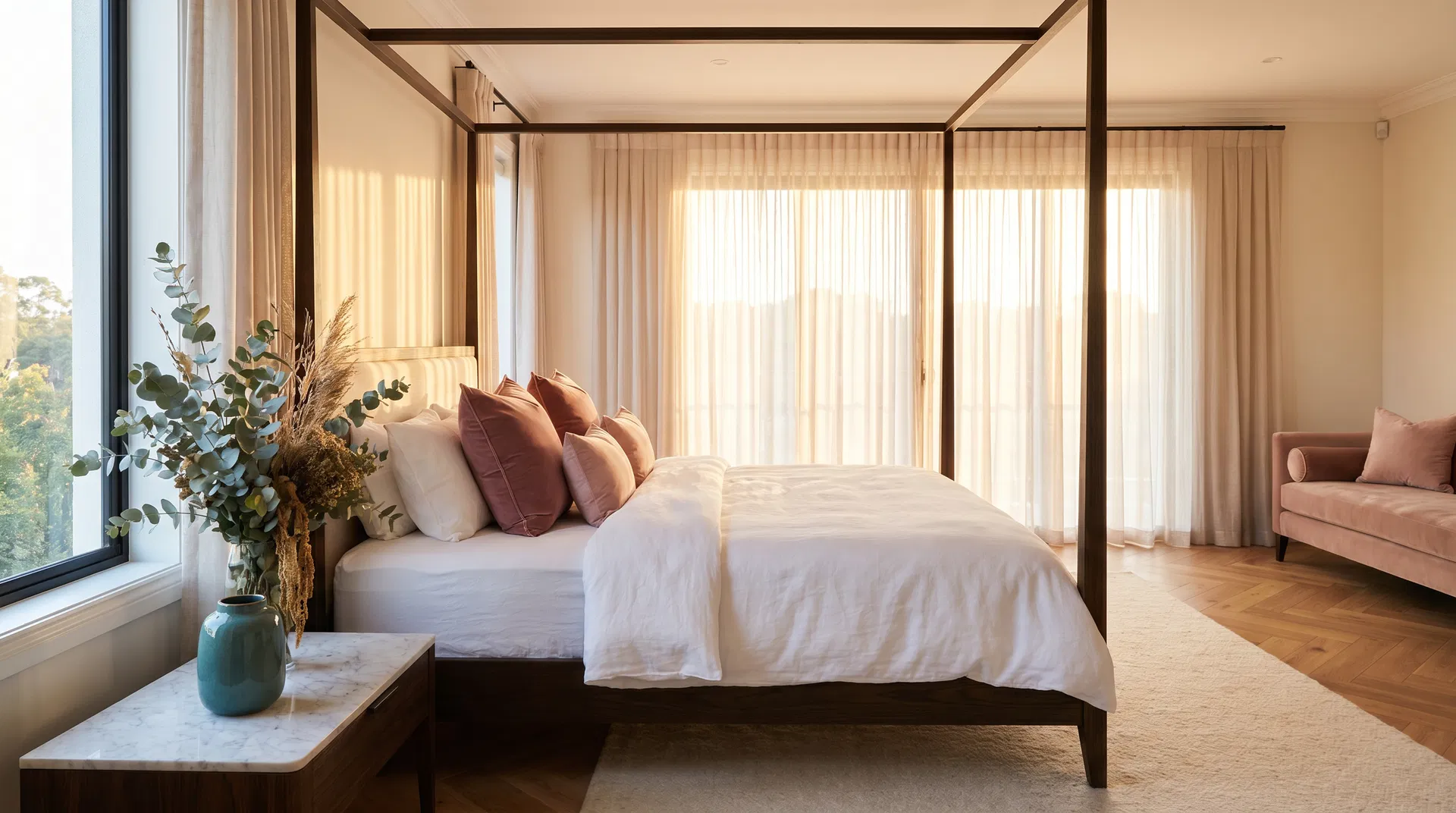 Luxury Airbnb bedroom