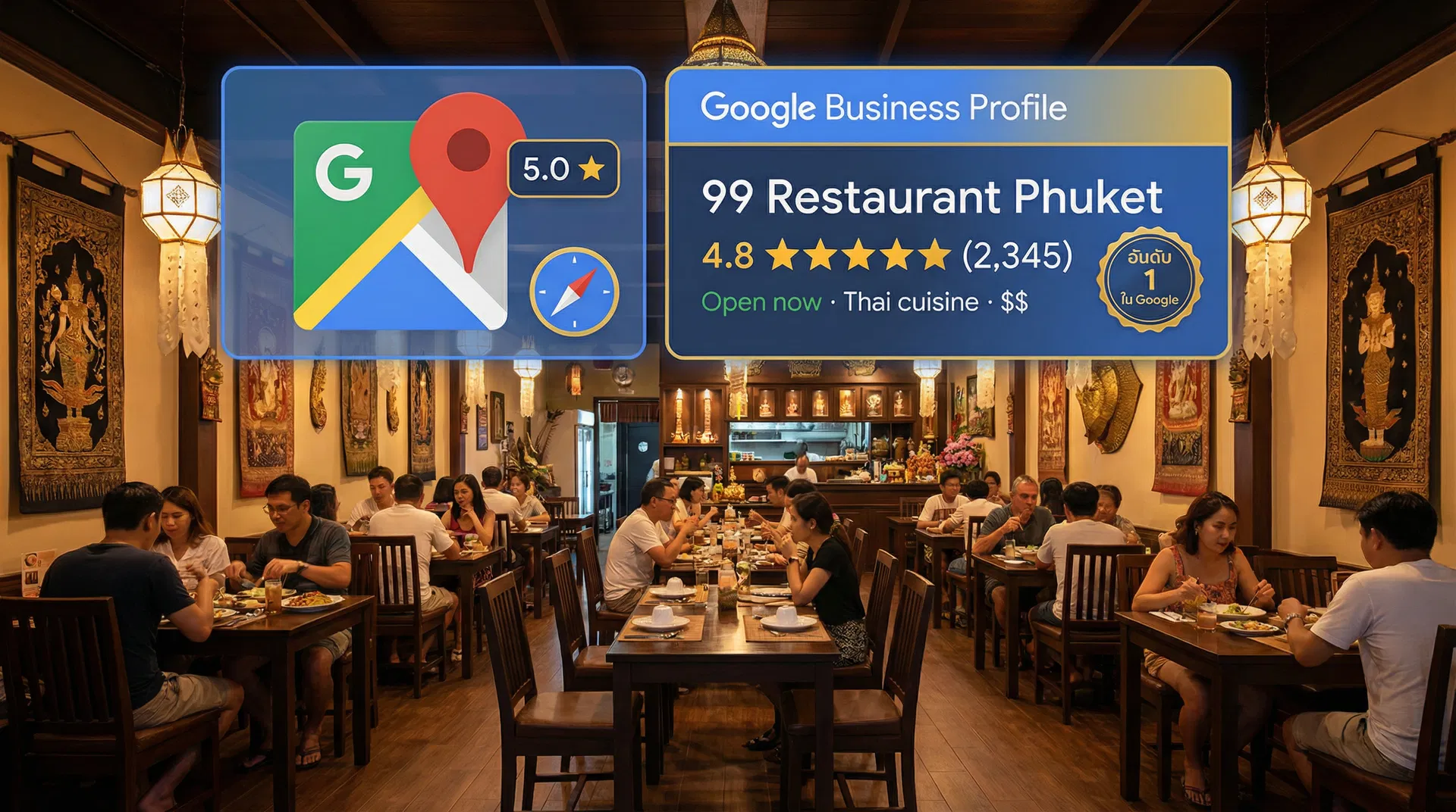 วิธีโปรโมทร้านอาหารให้ติดหน้าแรก Google ด้วย Local SEO