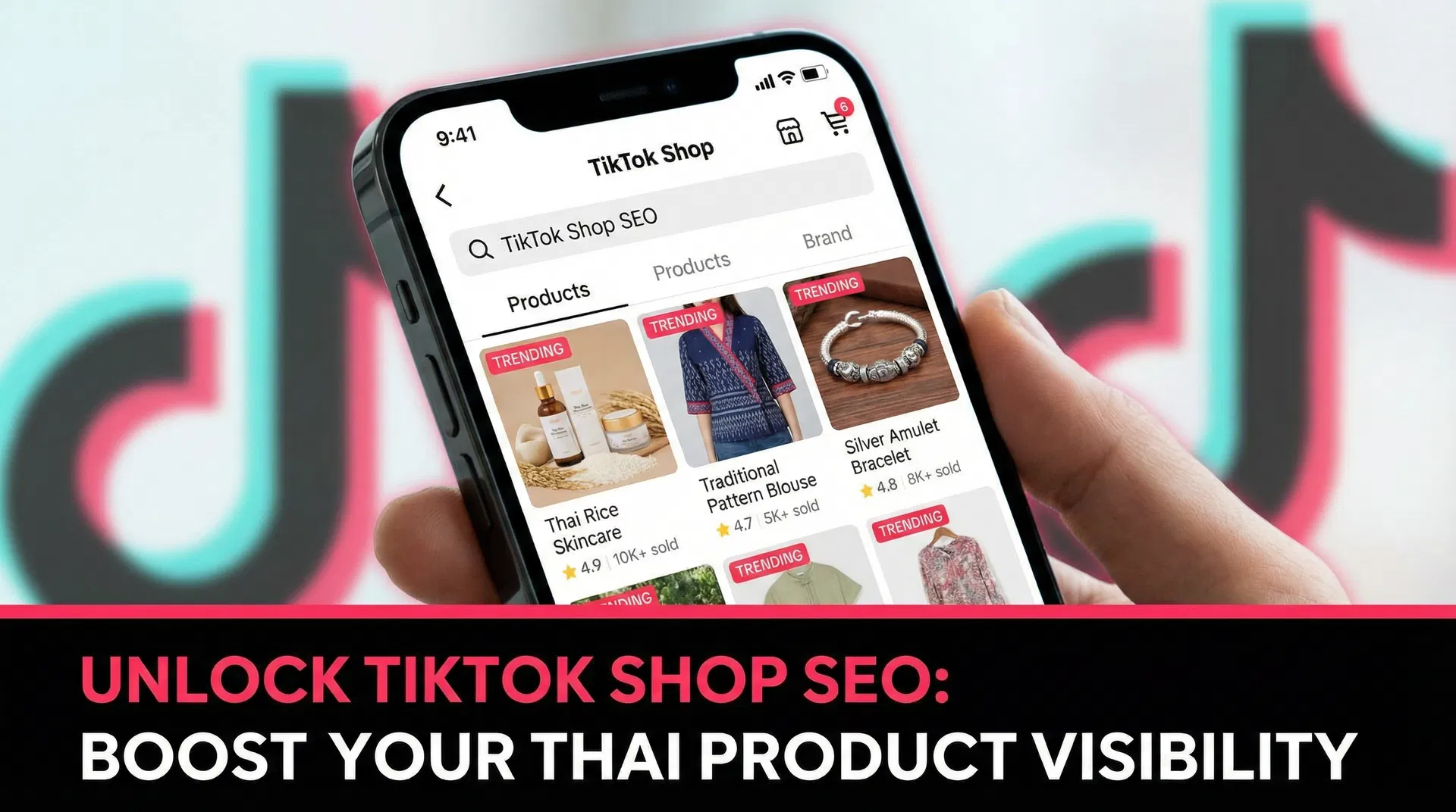 TikTok Shop SEO เทคนิคดันสินค้าให้ติดหน้าแรก เพิ่มยอดขายแบบไม่ต้องยิงแอด