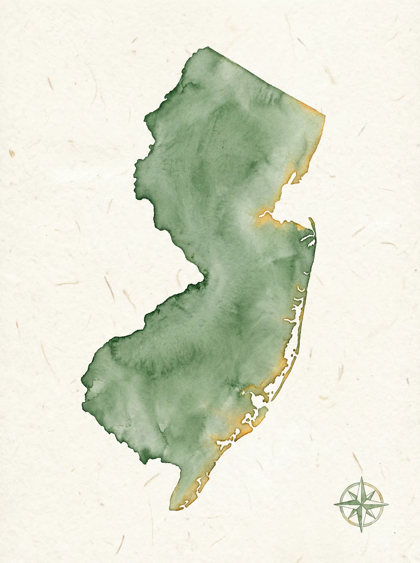 New Jersey service area map