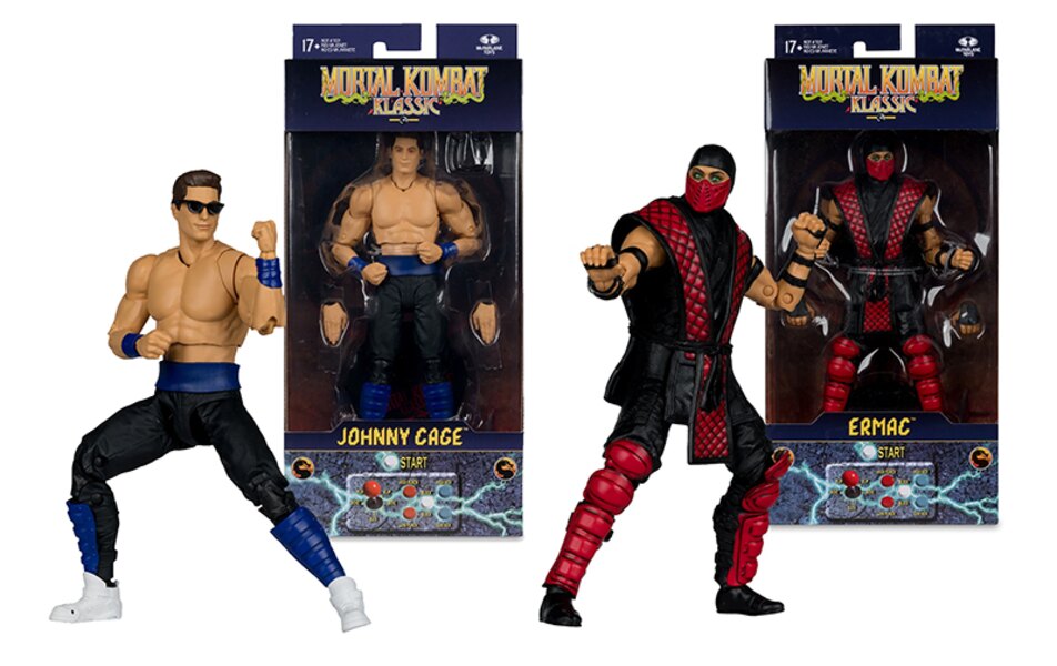 Pre-Order Alert: McFarlane Toys Mortal Kombat Klassics Johnny Cage and Ermac Fig