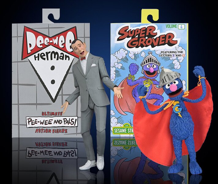 Pre-Order Alert: NECA Ultimate Ultimate Pee-wee & Pals and Sesame Street Super G