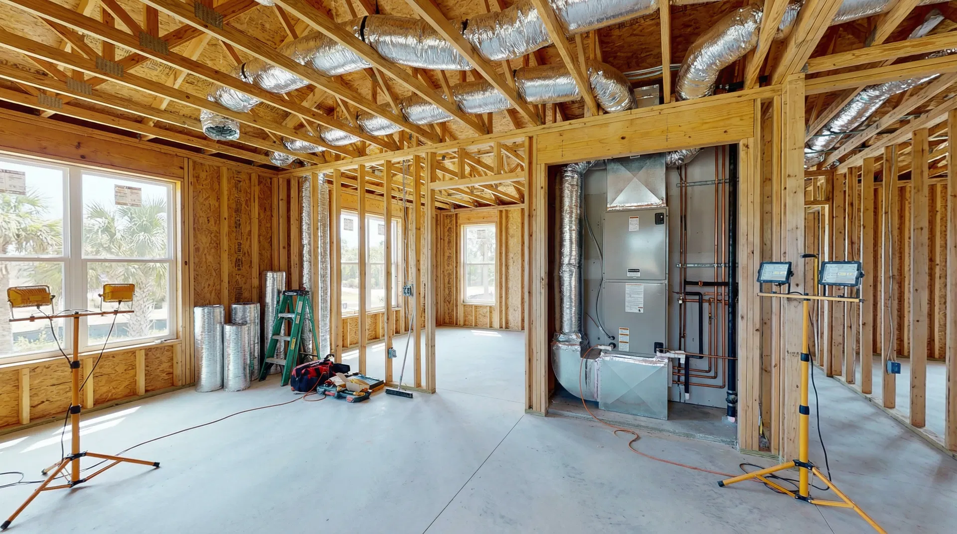 HVAC new construction installation