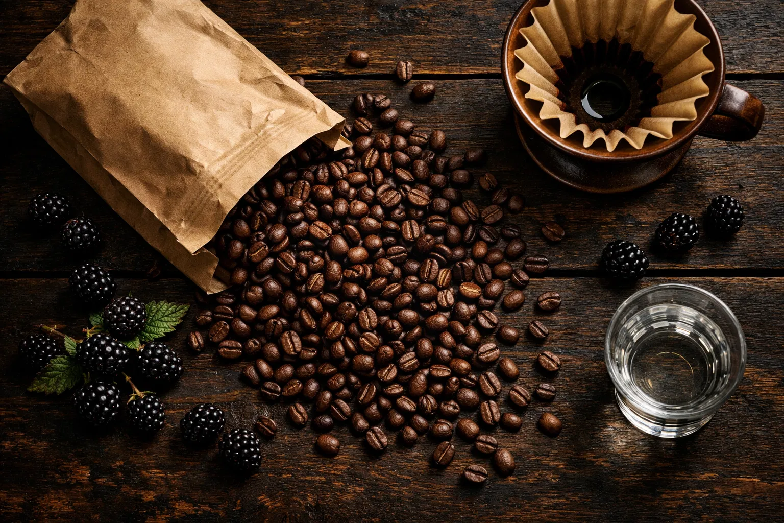 In-house roasted coffee beans
